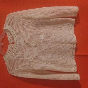 Vintage Net Pullover Top